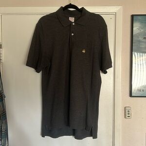 Large dark grey brooks brother polo